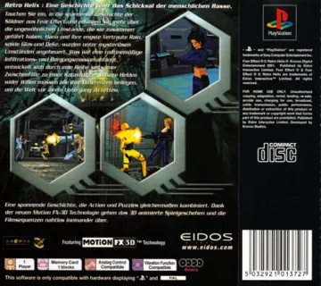 Fear Effect 2 - Retro Helix (EU) box cover back